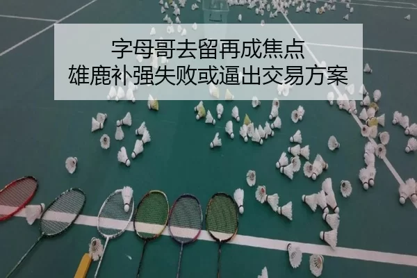 字母哥去留再成焦点 雄鹿补强失败或逼出交易方案